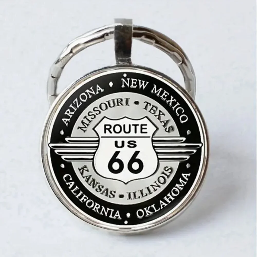 Route 66 Keychain - NEW! Your Choice of Multiple Designs
